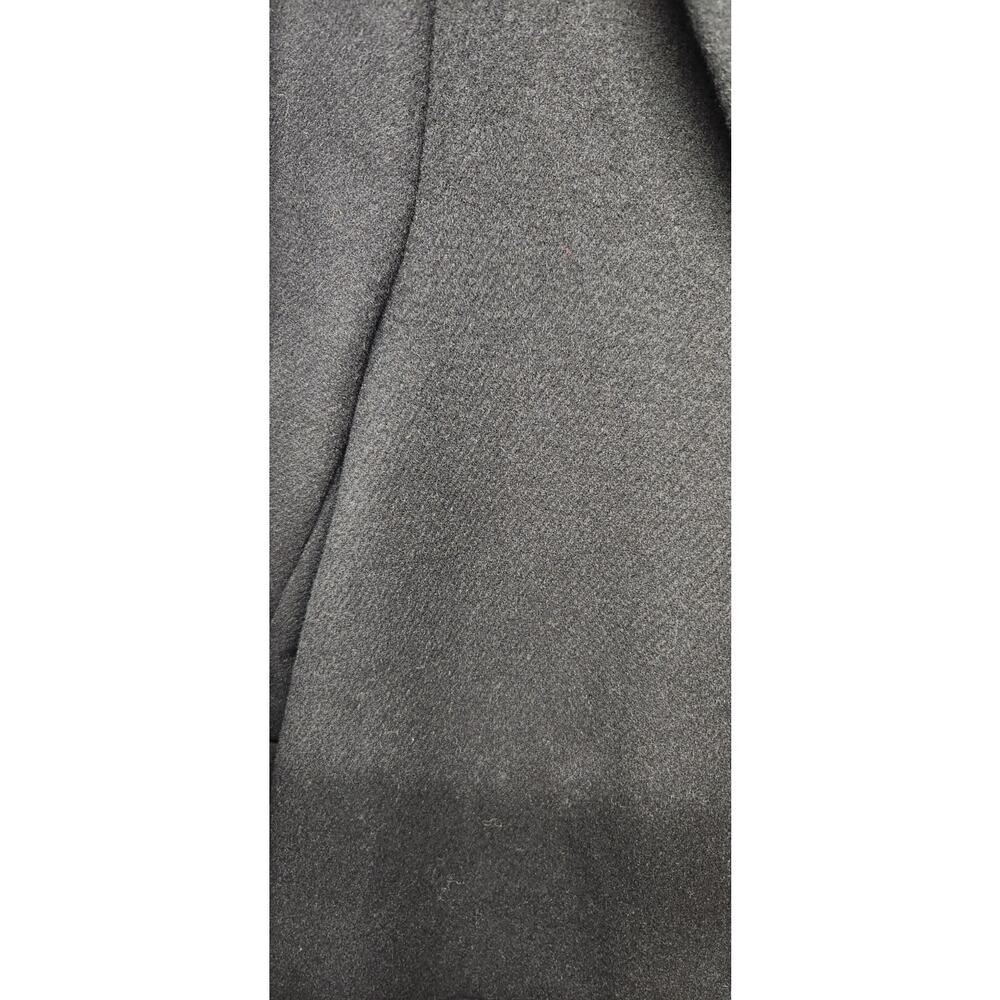 Kobi Halperin Women's Channing Genuine Shearling Trim Black Wool Blend Coat, Sm - Picture 8 of 15